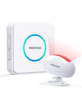 Wireless Motion Sensor Door Chime - Indoor Entry Alert Bell, USB/Battery Powered